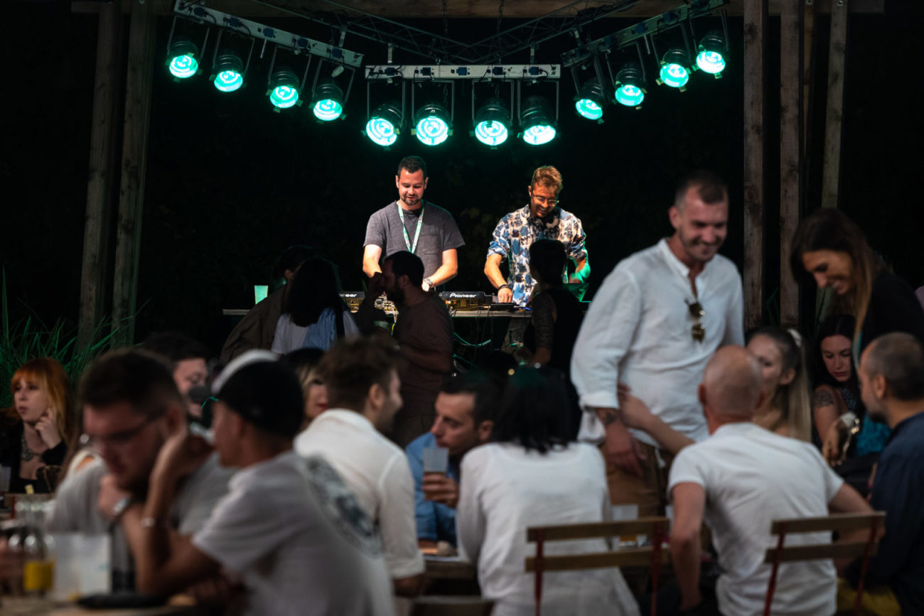 Arzo: 3° Edizione La Soleggiata. Nella foto le Cave di Arzo durante le serate organizzate dal collettivo La Soleggiata.
© Ti-Press / Massimo Piccoli